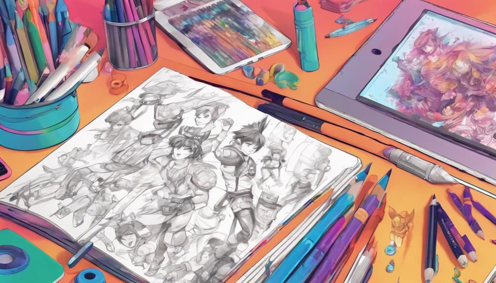 enhance animation with sketchbook